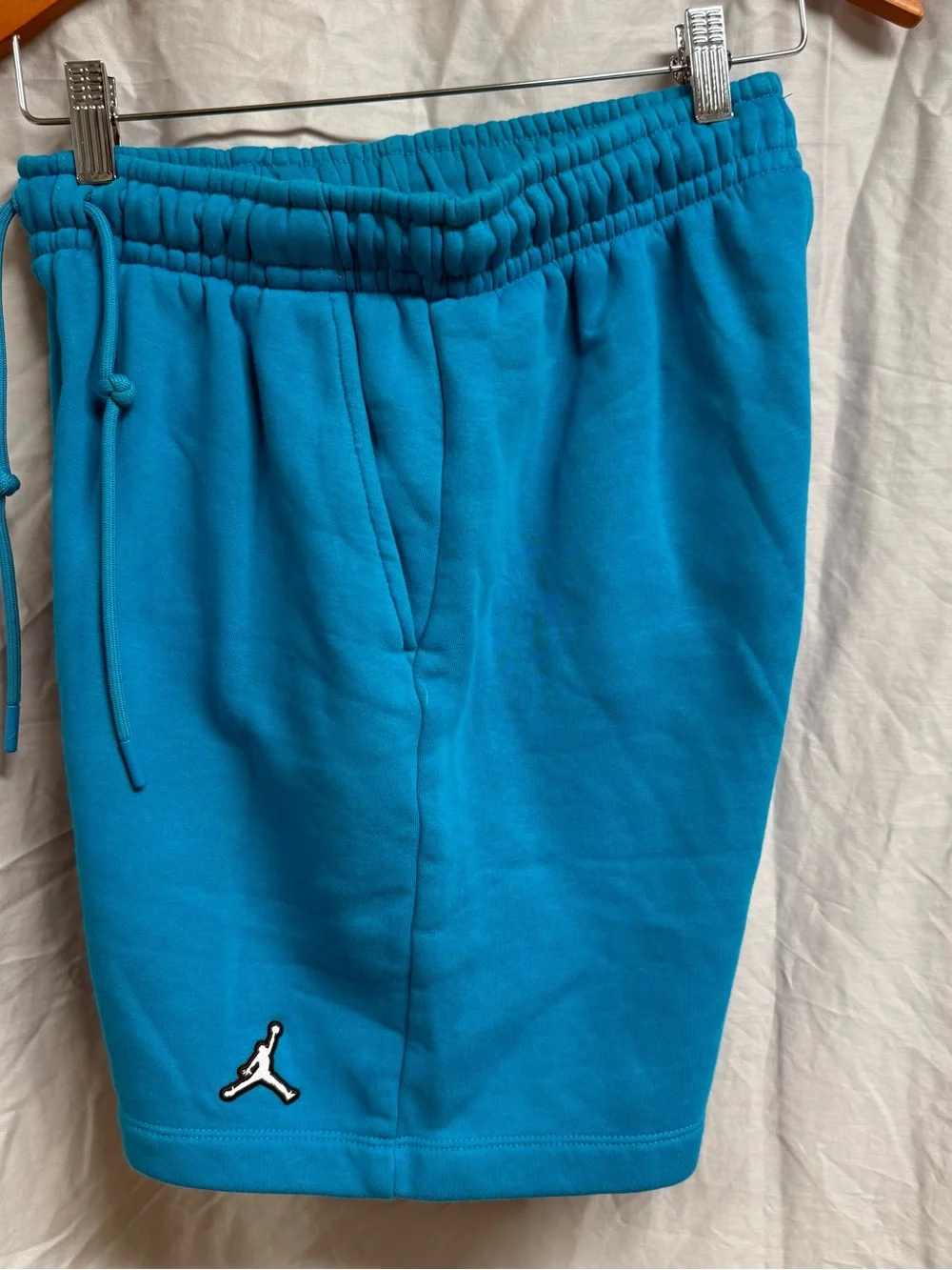 Jordan Teal Blue Jumpman Drawstring Shorts